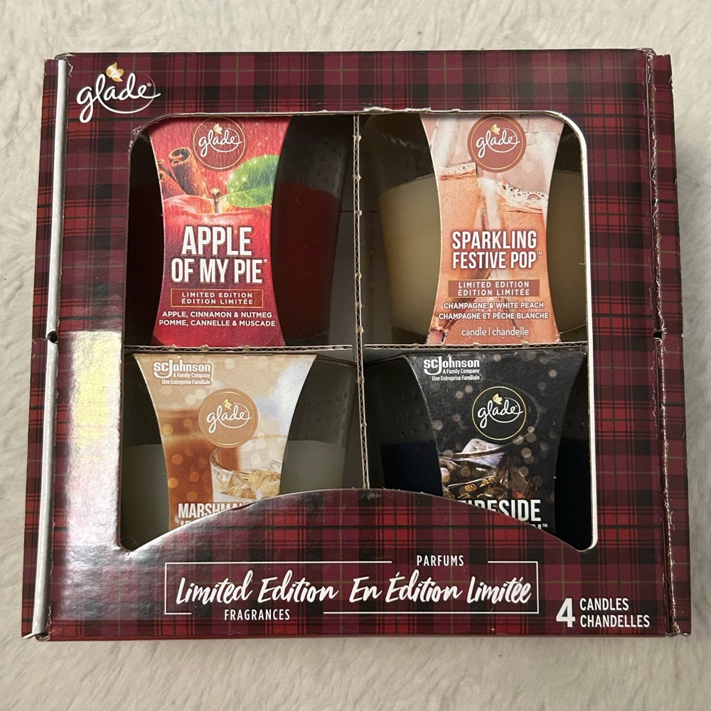 Glade Christmas limited edition set of 4